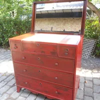 George IV ladenkast met spiegel